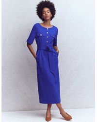 Boden - Bria Ponte Midi Dress - Lyst