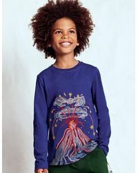 Boden - Top À Manches Longues Et Super Surpiqûres-Volcans Multi - Lyst