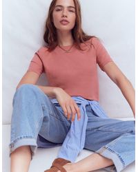 Boden - Cotton Crew Neck T-Shirt - Lyst