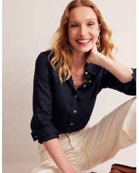 Boden - Sienna Linen Shirtnavy - Lyst