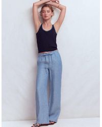 Boden - Islington Linen Trousers - Lyst
