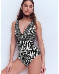 Boden - Porto V-neck Swimsuit - Lyst