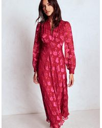 Boden - Cassie Devore Midi Tea Dress- Peony, Dainty Medley - Lyst