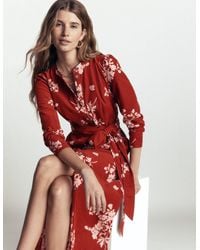 Boden - Louise Cord Midi Shirt Dress - Lyst