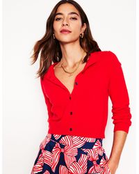 Boden - Eva Cashmere Cropped Cardigan - Lyst