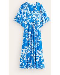 Boden - Robe longue façon kimono en jersey - Lyst
