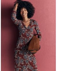 Boden - Jasmine Ruched Jersey Dress - Lyst