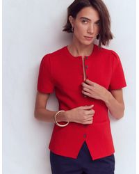 Boden - Short Sleeve Knitted Jacket - Lyst