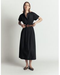 Boden - Grown On Sleeve Midi Dress - Lyst