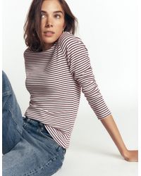 Boden - Annie Essential Crew Neck Top - Lyst
