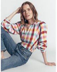 Boden - Camille Double Cloth Top - Lyst