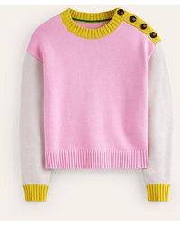 Boden - Hotch Potch Cotton Sweater - Lyst
