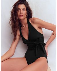 Boden - Tilos Tie Side Swimsuit - Lyst