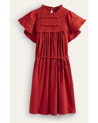 Boden - Trim Detail Jersey Mini Dress - Lyst