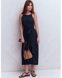 Boden - Rosa Halter Linen Midi Dress - Lyst