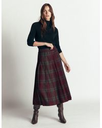 Boden - Pleated Midi Kilt - Lyst