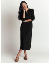 Boden - Hope Zip Detail Jersey Dress - Lyst