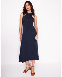 Boden - Ponté-Kleid Mit Überkreuzter Vorderseite - Lyst