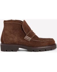 Boden - Loafer Ankle Boots - Lyst