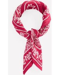Boden - Elisabeth Silk Square Scarf - Lyst
