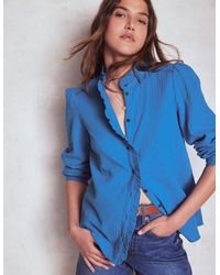 Boden - Helena Double Cloth Top - Lyst