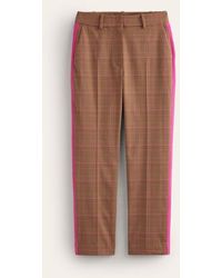 Boden - Kew Check Side Stripe Trousers - Lyst