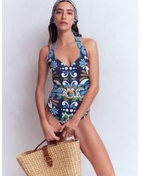 Boden - Sorrento Hoop Sash Swimsuit - Lyst