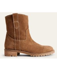 Boden - Western Suede Ankle Boots - Lyst