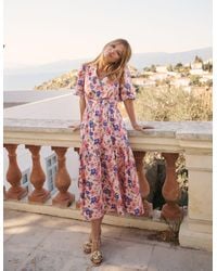 Boden - Irene Puff Sleeve Cotton Dress - Lyst