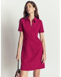 Boden - Nia Short Sleeve Ottoman Dress - Lyst