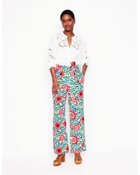 Boden - Leinenhose Mit Gürtel-Bunt, Blütenpracht - Lyst