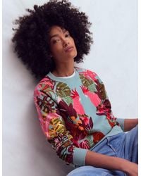 Boden - Emi Printed Sweatshirt - Lyst