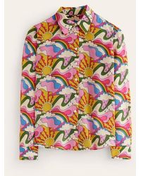 Boden - Sienna Silk Shirt Multi - Lyst