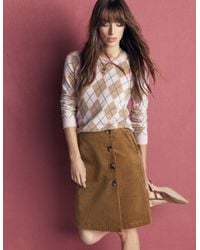 Boden - Evelyn Button Cord Wrap Skirt - Lyst