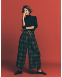 Boden - Wool Blend Pleated Pants - Lyst