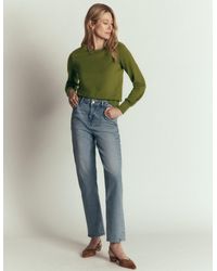 Boden - Camilla Cotton Crew Sweater - Lyst