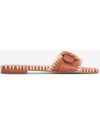 Boden - Trim Detail Flat Sandal - Lyst