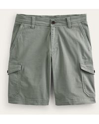 Boden Garment Dye Cargo Shorts - Gray