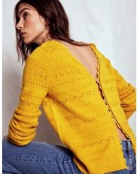 Boden - Leticia Lace Trim Jumper - Lyst