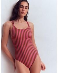 Boden - Twist Strap Swimsuit - Lyst