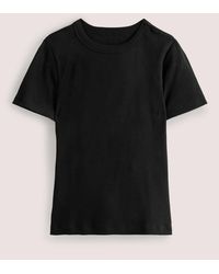 Boden - T-shirt côtelé à col rond - Lyst