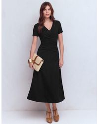 Boden - Una Ruched Front Ponte Dress - Lyst