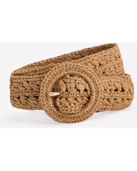 Boden - Interest Raffia Belt - Lyst
