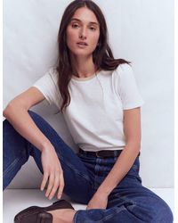 Boden - Metallic Trim T-Shirt - Lyst
