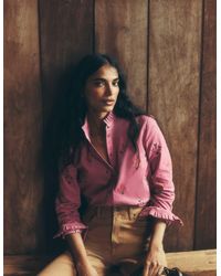 Boden - Sienna Frill Cord Shirt - Lyst