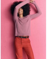 Boden - Elsie Cashmere Crew Jumper - Lyst