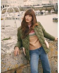 Boden - Reversible Borg Mix Coat - Lyst