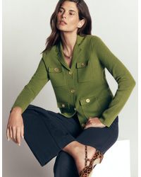 Boden - Phoebe Collared Knitted Jacket - Lyst