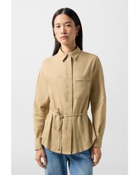 Bogner - Catrina Linen Blend Blouse - Lyst