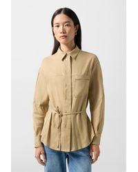 Bogner - Catrina Linen Blend Blouse - Lyst